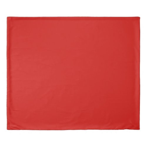 Solid Red Duvet Cover