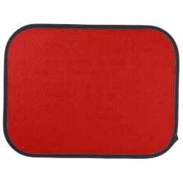Solid red fire brick tamarillo cherry red car floor mat