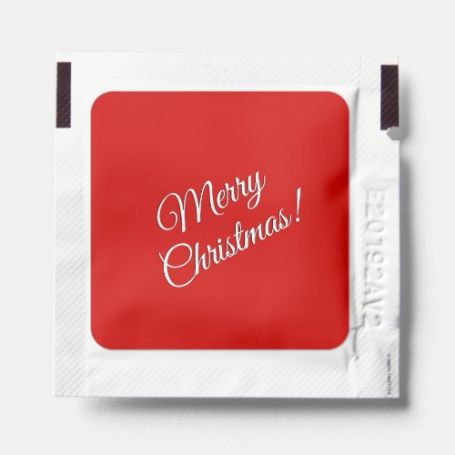 Solid Red Merry Christmas