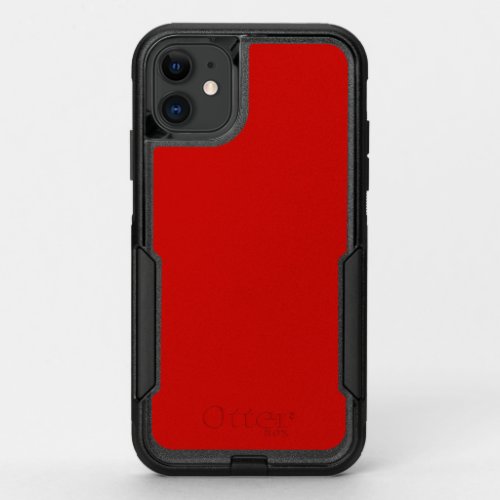 Solid Red OtterBox Commuter iPhone 11 Case