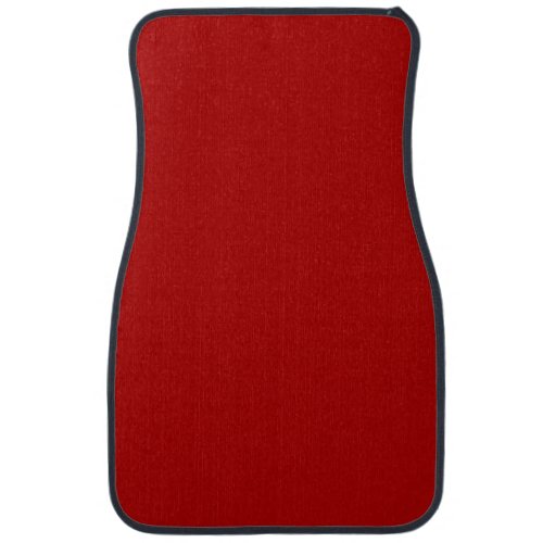 Solid red oxide car floor mat