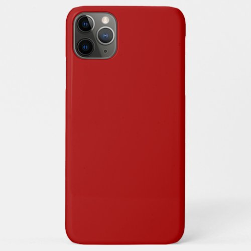 Solid red oxide iPhone 11 pro max case