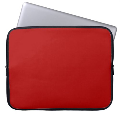Solid red oxide laptop sleeve