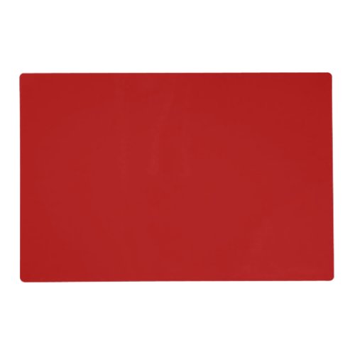 Solid red oxide placemat