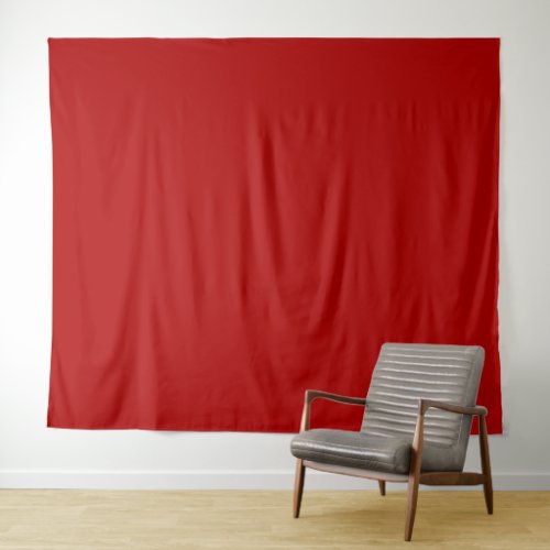 Solid red oxide tapestry