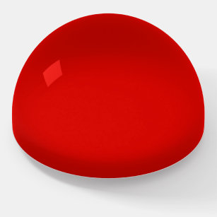 Solid Red Paperweight