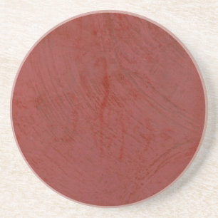 Solid Red Sandstone Coaster