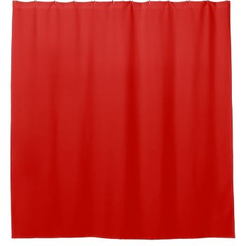 Solid Red Shower Curtain by kahmier at Zazzle