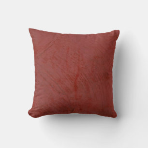 Solid Red Throw Pillow