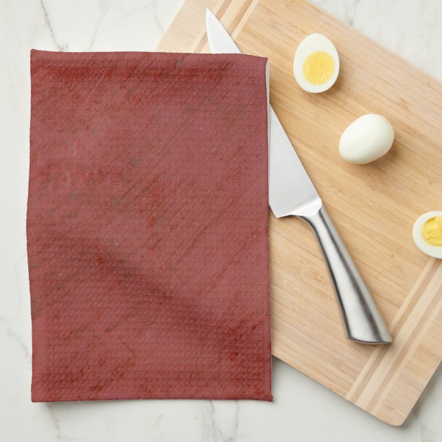 Solid Red Towel (Quarter Fold)