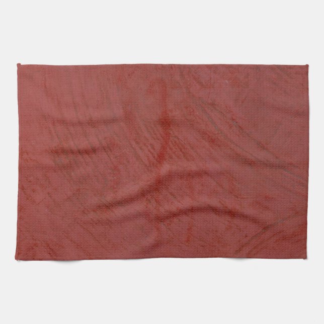 Solid Red Towel (Horizontal)