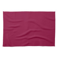 Solid Red Wine Hand Towel