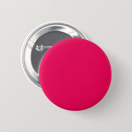 Solid reddish bright hot pink button