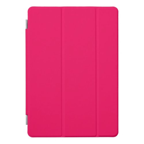 Solid reddish bright hot pink iPad pro cover