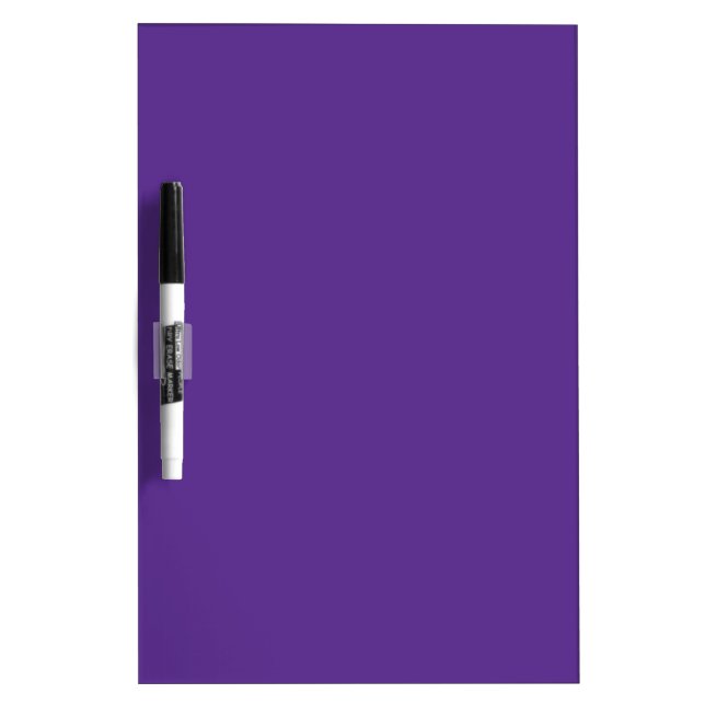 Solid rich purple violet dry erase board (Front)