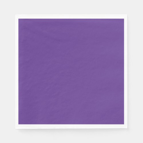 Solid rich purple violet napkins
