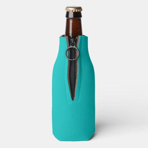 Solid robins egg blue turquoise light sea green bottle cooler