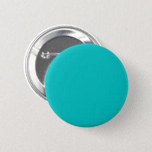 Solid robins egg blue turquoise light sea green button