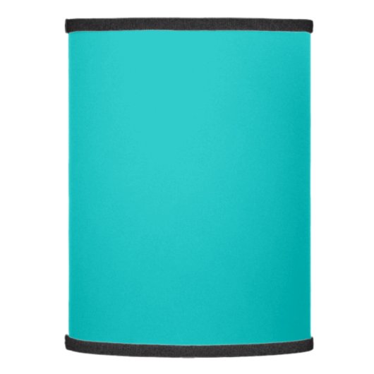 Solid robins egg blue turquoise light sea green lamp shade (Left)