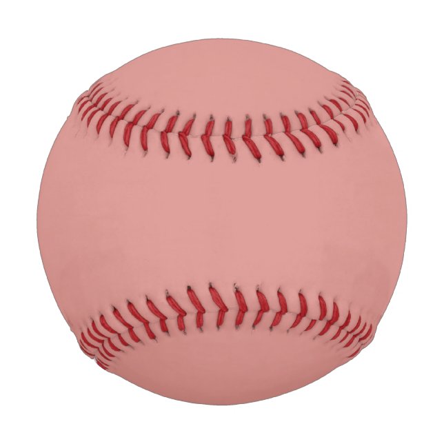 Solid Rose Gold Color Modern Baseball (Front)