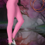 Solid Rose Pink Leggings<br><div class="desc">A solid pink legging in a shade that is a warm,  flattering rose pink.</div>