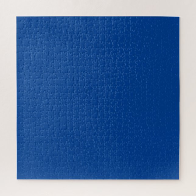 Solid Royal Blue Jigsaw Puzzle - DIFFICULT! (Vertical)