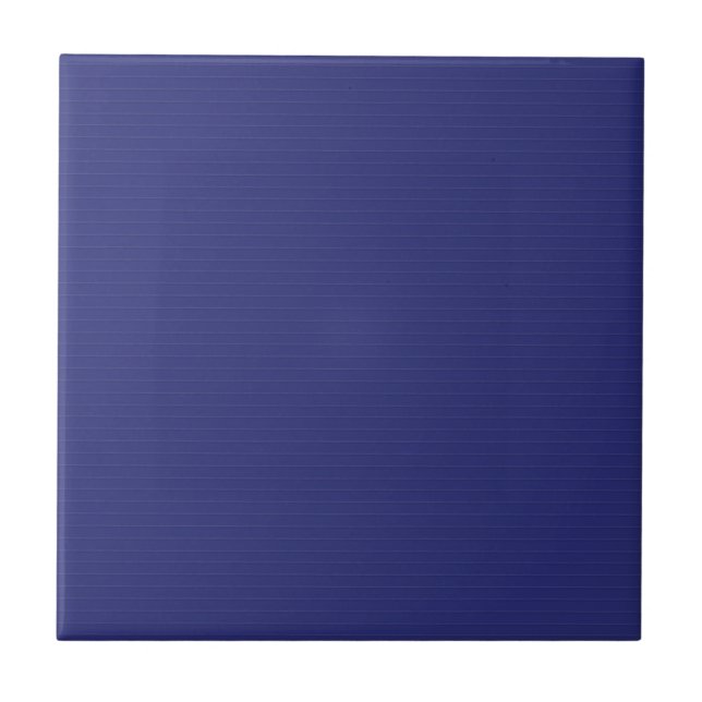 Solid Royal Blue_Tone-on-Tone_Pinstripe Ceramic Tile (Front)