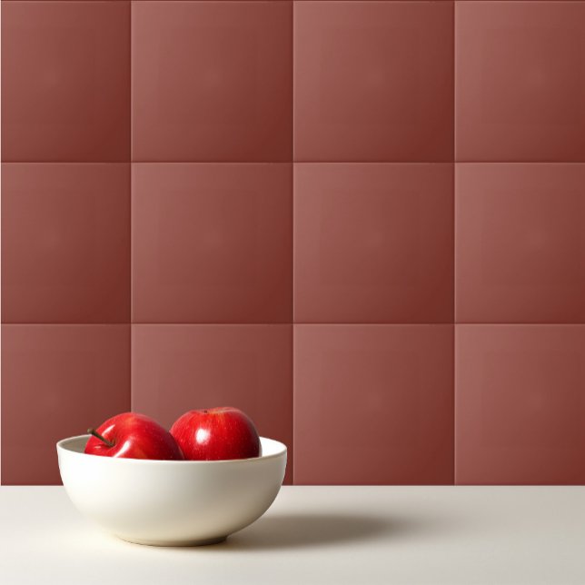 Solid russet brown ceramic tile (Creator Uploaded)