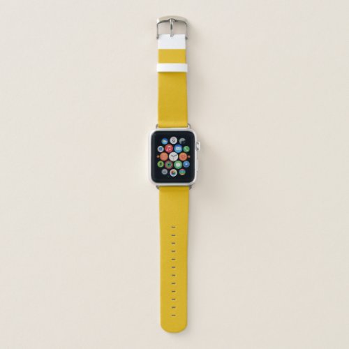 Solid Saffron Yellow Apple Watch Band