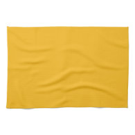 Solid Saffron Yellow / Gold Kitchen Towel