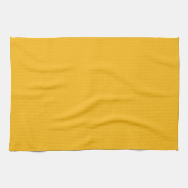 Solid Saffron Yellow / Gold Towel (Horizontal)