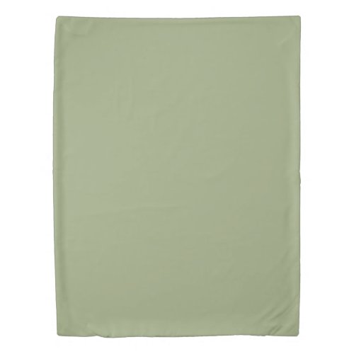 Solid Sage Green by Premium Collections Duvet Cover