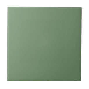 Solid Sage Green Ceramic Tile