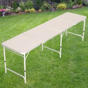 Solid Sandcastle Pink Color Beer Pong Table