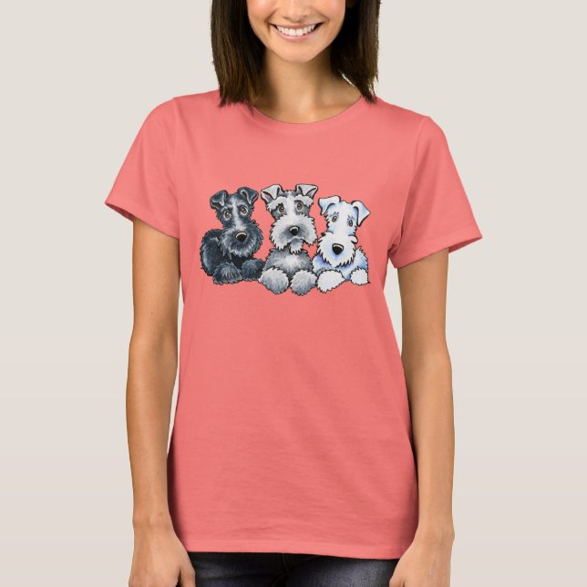 Solid Schnauzer T-Shirt (Front)
