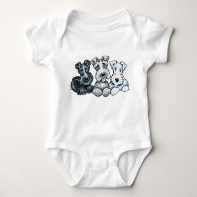 Solid Schnauzers Baby Bodysuit