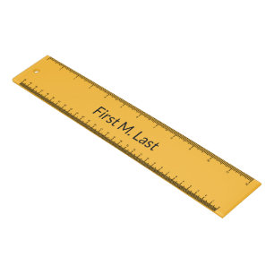 Solid School Colors – Gold Ruler