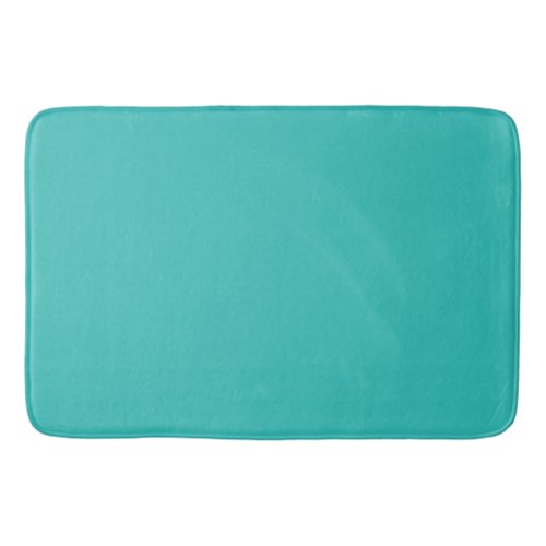 Solid sea green bath mat