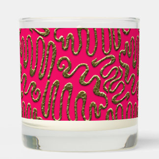 Solid Shade with Gold Embellishments Scented Candle