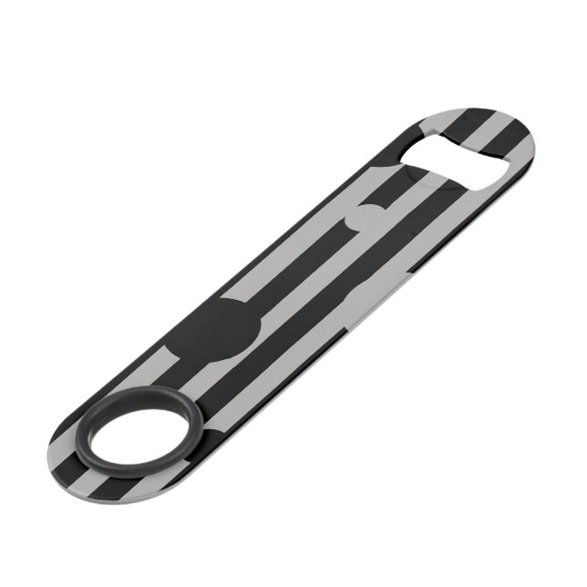 Solid Silver Bar Key (Front Angled)