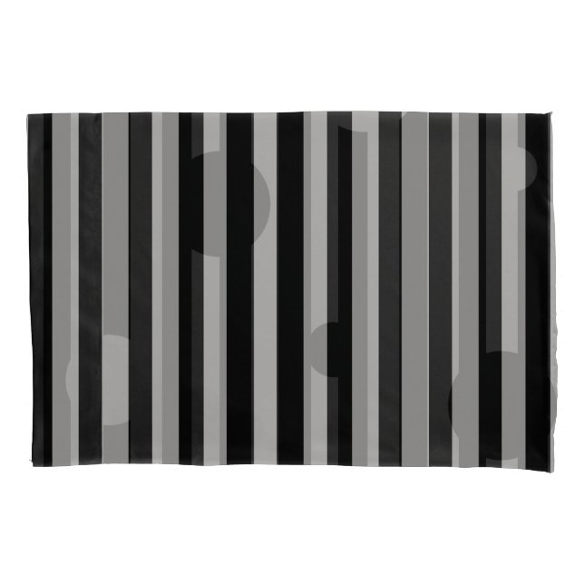 Solid Silver Reversible Pillow Case (Front)