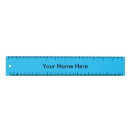 Solid Sky Blue Color with Customizable Name Ruler