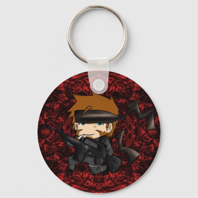 Solid snake M15A2 Keychain (Front)