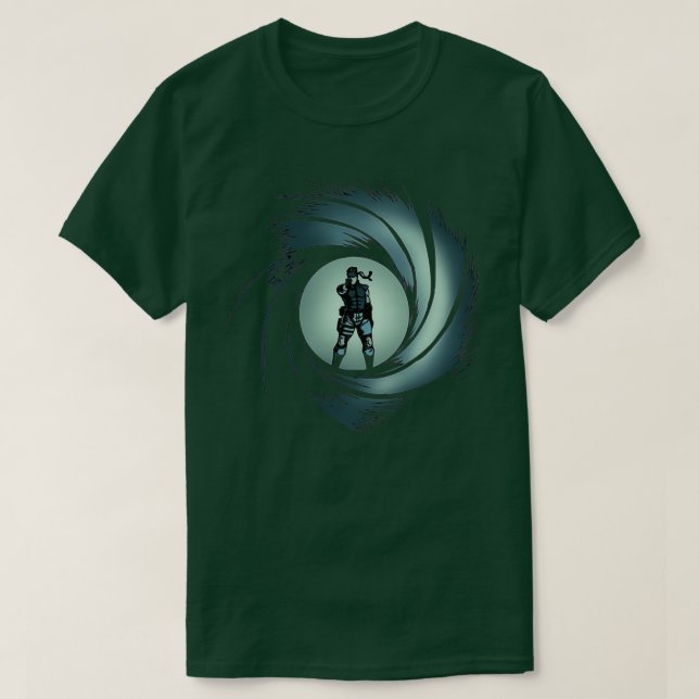 Solid Snake Metal Gear Solid T-Shirt (Design Front)
