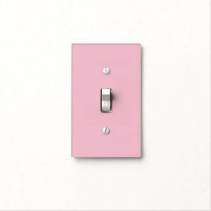 Solid Soft Blush Pink Light Switch Cover