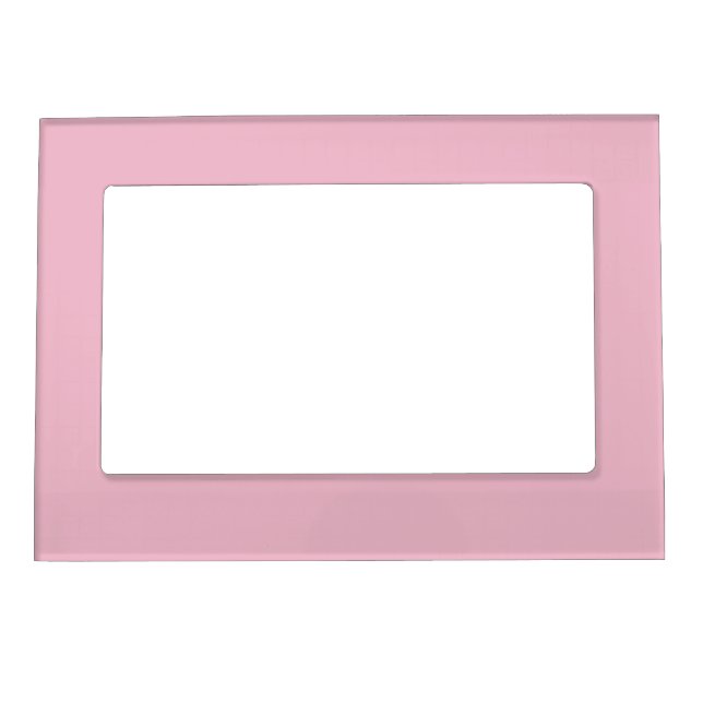 Solid Soft Blush Pink Magnetic Frame (Front)