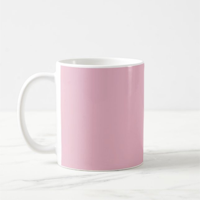 Solid Soft Blush Pink Mug (Left)