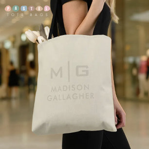 Solid Soft Light Pastel Cream Beige Yellow Color  Tote Bag