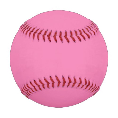 Solid soft pink baseball