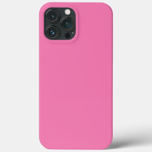 Solid soft pink iPhone 13 pro max case